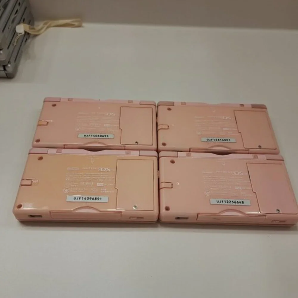 Authentic Nintendo DS Lite Console With Charger Coral Pink Love and Berry Limite